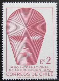 Poštová známka Èile 1970 Rok vzdìlání Mi# 734