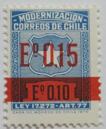 Poštová známka Èile 1971 Modernizace, pošt. danì Mi# 5 II