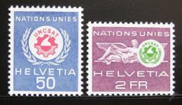 Poštové známky Švýcarsko 1963 Konference UNCSAT Mi# 38-39