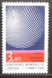Poštová známka Francúzsko 1986 Konference o energii Mi# 2578