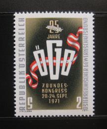 Poštová známka Rakúsko 1971 Asociace odborù Mi# 1369