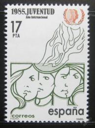 Poštová známka Španielsko 1985 Rok mládeže Mi# 2669