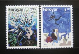 Poštové známky Faerské ostrovy 1997 Legendy Mi# 317-18