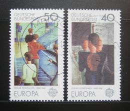 Poštové známky Nemecko 1975 Európa CEPT, umenie Mi# 840-41