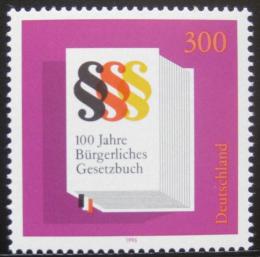 Poštová známka Nemecko 1996 Obèanský zákoník Mi# 1874