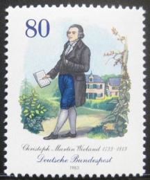 Poštová známka Nemecko 1983 Christoph Wieland, básník Mi# 1183