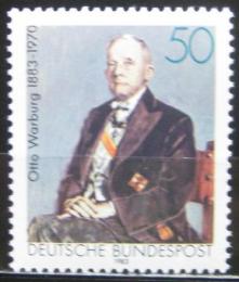 Poštová známka Nemecko 1983 Otto Warburg, biochemik Mi# 1184