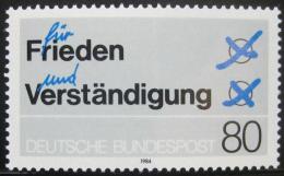 Poštová známka Nemecko 1984 Mír a porozumenie Mi# 1231