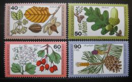 Poštové známky Nemecko 1979 Lesní rostliny Mi# 1024-27