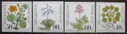 Poštové známky Nemecko 1981 Chránìné rostliny Mi# 1108-11