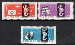 Poštové známky Maïarsko 1961 Poštovní kongres Mi# 1762-64