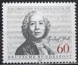 Poštová známka Nemecko 1987 Christoph W. Gluck, skladatel Mi# 1343