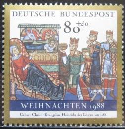 Poštová známka Nemecko 1988 Vianoce Mi# 1396
