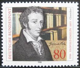 Poštová známka Nemecko 1988 Leopold Gmelin, chemik Mi# 1377