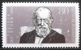 Poštová známka Nemecko 1988 Theodor Storm, básník Mi# 1371