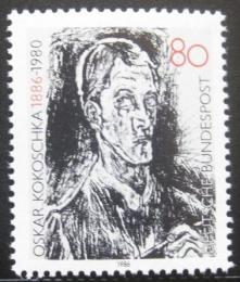 Poštová známka Nemecko 1986 Bach Kontata, Oskar Kokoschka Mi# 1272