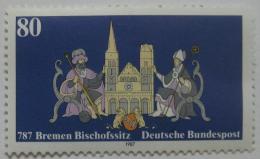 Poštová známka Nemecko 1987 Brémské biskupství Mi# 1329