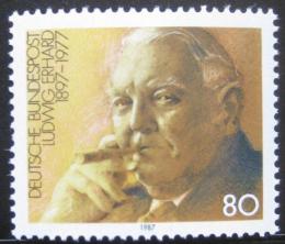 Poštová známka Nemecko 1987 Ludwig Erhard, ekonom Mi# 1308