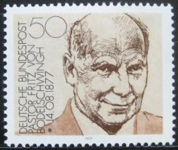 Poštová známka Nemecko 1977 Fritz von Bodelschwiing, teolog Mi# 942