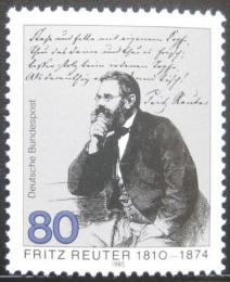 Poštová známka Nemecko 1985 Fritz Reuter, spisovatel Mi# 1263