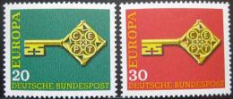 Poštové známky Nemecko 1968 Európa CEPT Mi# 559-60