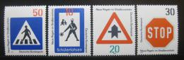 Poštové známky Nemecko 1971 Dopravní znaèky Mi# 665-68