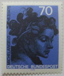 Poštová známka Nemecko 1975 Hlava, Michelangelo Mi# 833