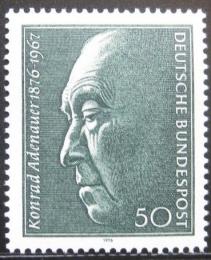 Poštová známka Nemecko 1976 Konrad Adenauer Mi# 876