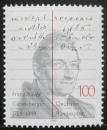 Poštová známka Nemecko 1989 Franz Gabelsberger Mi# 1423