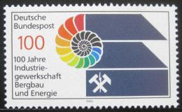 Poštová známka Nemecko 1989 Odbory tìžaøù Mi# 1436