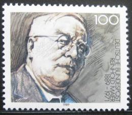 Poštová známka Nemecko 1989 Reinhold Mayer, politik Mi# 1440