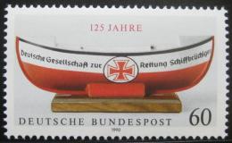 Poštová známka Nemecko 1990 Záchranný èlun Mi# 1465