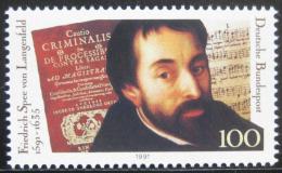 Poštová známka Nemecko 1991 Friedrich Langenfeld, básník Mi# 1503