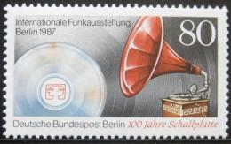 Poštová známka Západný Berlín 1987 Výstava rádií Mi# 787