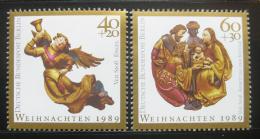 Poštové známky Západný Berlín 1989 Vianoce Mi# 858-59 Kat 4€