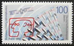 Poštová známka Západný Berlín 1989 Výstava rádií Mi# 847