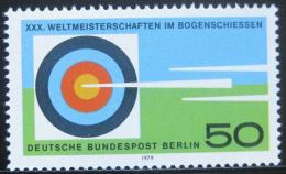 Poštová známka Západný Berlín 1979 MS v lukostøelbì Mi# 599