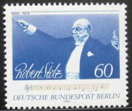 Poštová známka Západný Berlín 1980 Robert Stolz, skladatel Mi# 627