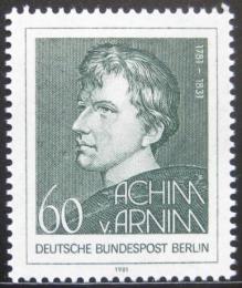 Poštová známka Západný Berlín 1981 Achim von Arnim, básník Mi# 637