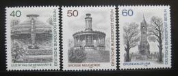Poštové známky Západný Berlín 1980 Pamätníky Mi# 634-36