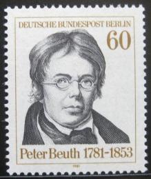 Poštová známka Západný Berlín 1981 Peter Beuth Mi# 654