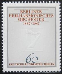 Poštová známka Západný Berlín 1982 Berlínská filharmonie Mi# 666