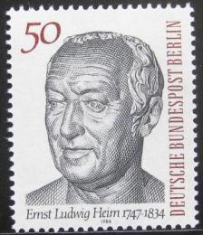 Poštová známka Západný Berlín 1984 Ernst L. Heim, botanik Mi# 723