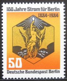 Poštová známka Západný Berlín 1984 Symbol elektøiny Mi# 720