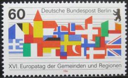 Poštová známka Západný Berlín 1986 Vlajky Mi# 758