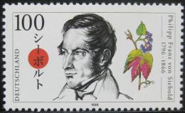 Poštová známka Nemecko 1996 Philipp Siebold, lékaø a diplomat Mi# 1842