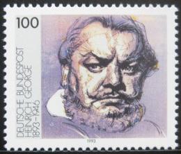 Poštová známka Nemecko 1993 Heinrich George, herec Mi# 1689