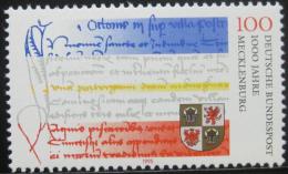 Poštová známka Nemecko 1995 Mecklenburg milénium Mi# 1782