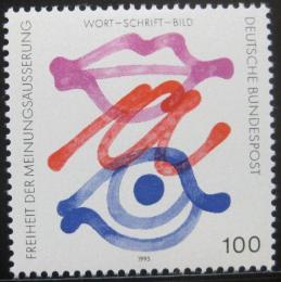 Poštová známka Nemecko 1995 Svoboda projevu Mi# 1789