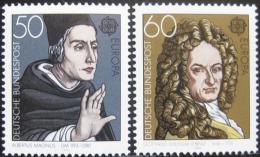 Poštové známky Nemecko 1980 Európa CEPT, osobnosti Mi# 1049-50